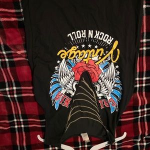 Vintage Rock N Roll Top
